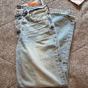Abercrombie & Fitch Light Blue Relaxed Jeans
